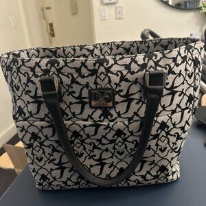 Original Diane von Furstenberg (DVF) graphic tote bag, unused condition